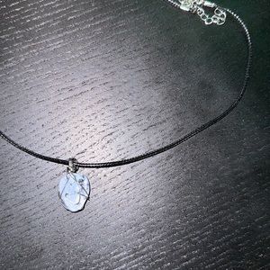 Crystal wrapped necklace